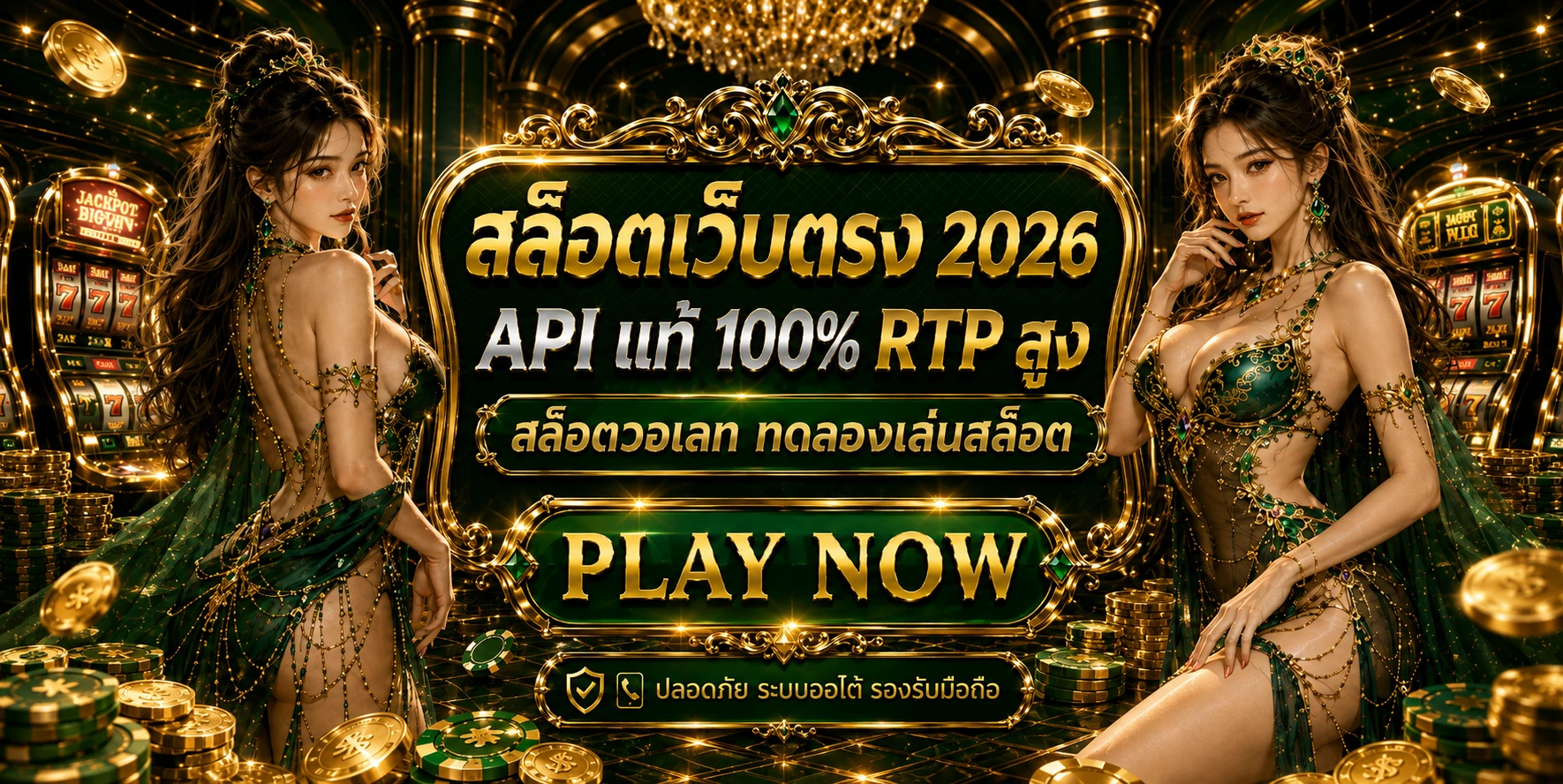 สล็อตเว็บตรง 2026 API แท้ รวม PG Slot RTP สูง รองรับทรูวอเลท ฝากถอนออโต้